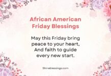 African American Spiritual Friday Blessings