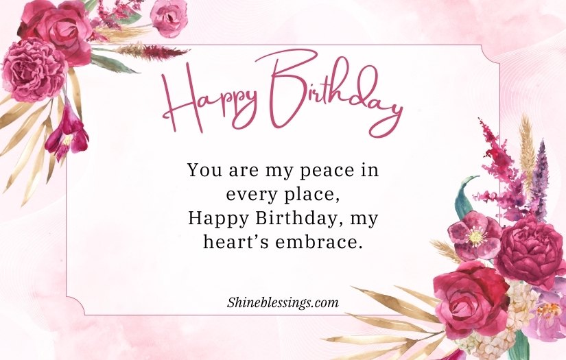 Heart touching birthday wishes for husband