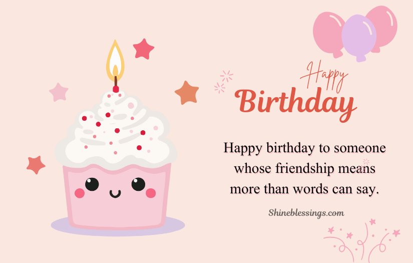 Birthday Greetings to a Friend