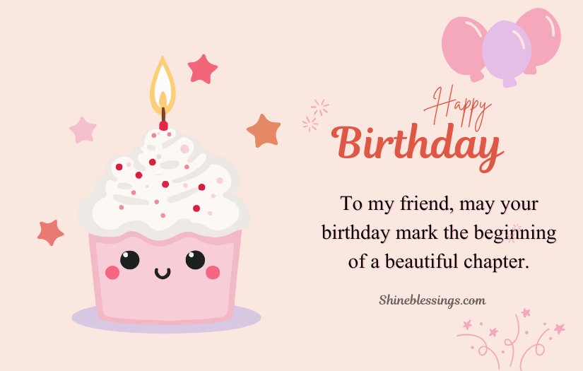 Birthday Greetings to a Friend