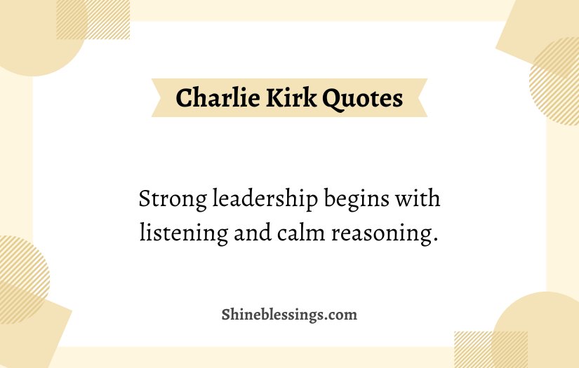 Charlie Kirk Empathy Quotes