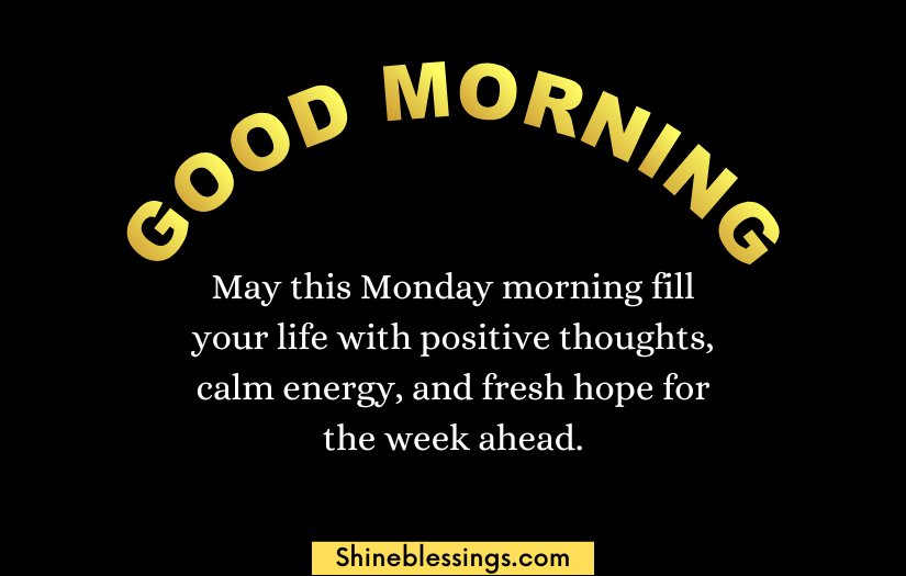 Good Morning Happy Monday Blessings