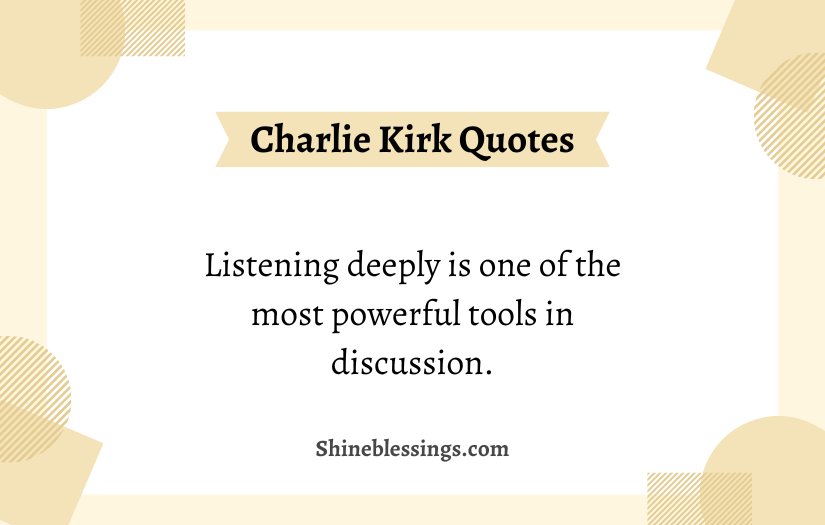 Charlie Kirk Empathy Quotes