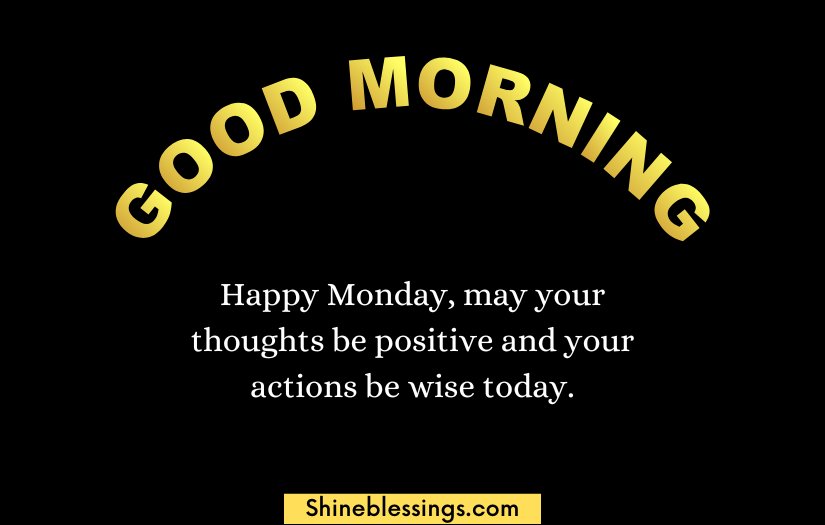 Good Morning Happy Monday Blessings