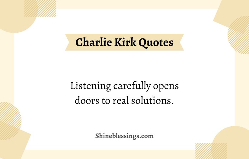 Charlie Kirk Empathy Quotes