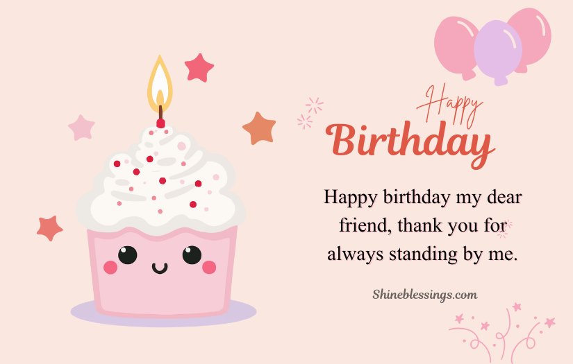 Birthday Greetings to a Friend