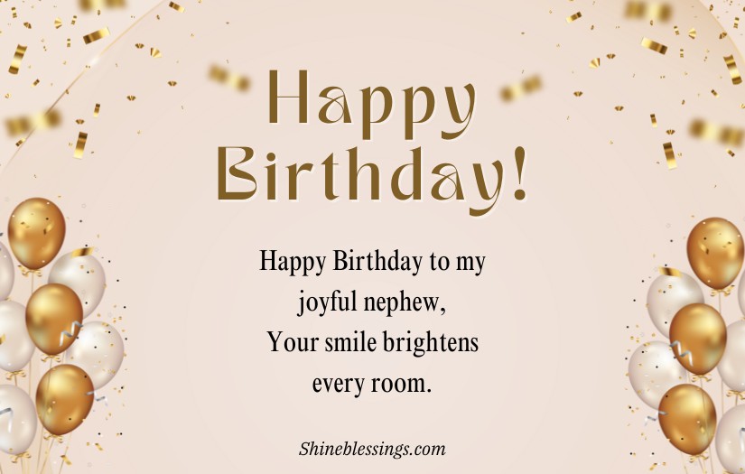 Happy Birthday Wishes For Nephew From Aunt