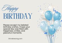 Belated Birthday Wishes Belated Birthday Wishes