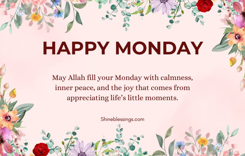 Good Morning Happy Monday Blessings