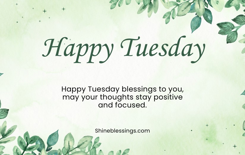 Happy Tuesday Blessings Images