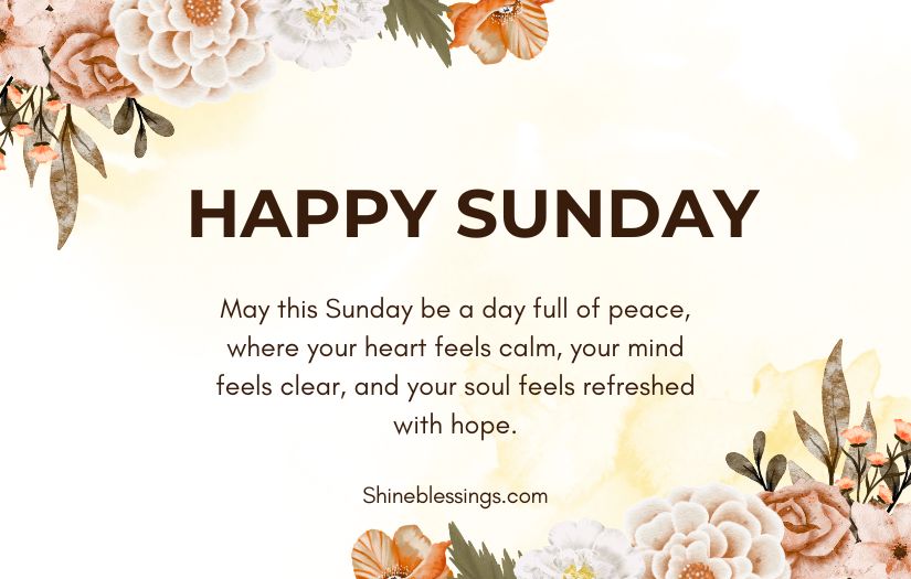 Happy Sunday Blessings Images and Quotes