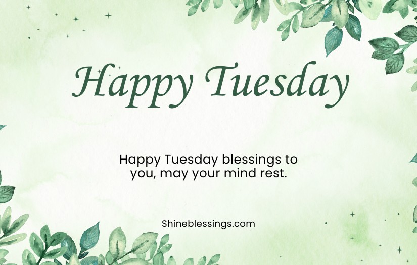 Heart Touching Happy Tuesday Blessings