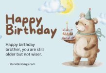 Funny Birthday Wishes for Brother