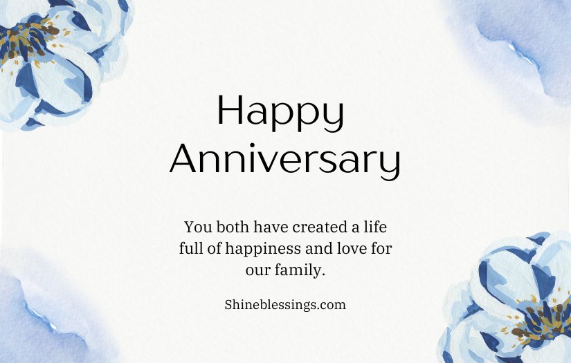 Long Heart Touching Anniversary Wishes For Parents