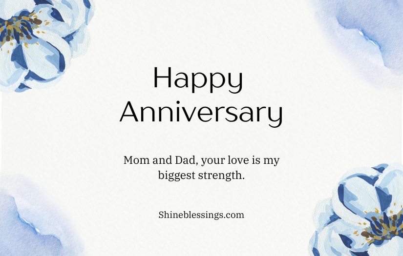 Mom and Dad Heart Touching Anniversary Wishes For Parents