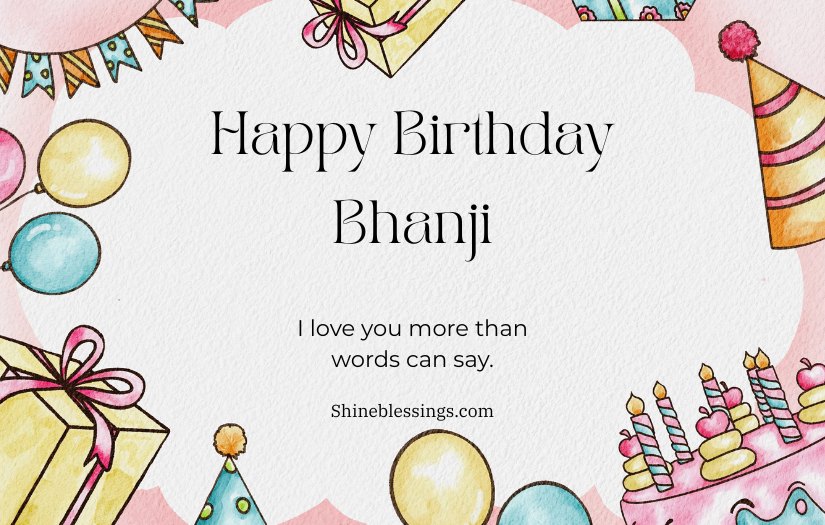 Heartfelt Birthday Wishes for Bhanji