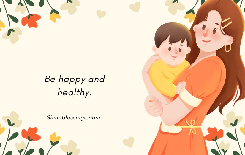 Simple Mother Heartfelt Blessing Birthday Wishes for Son